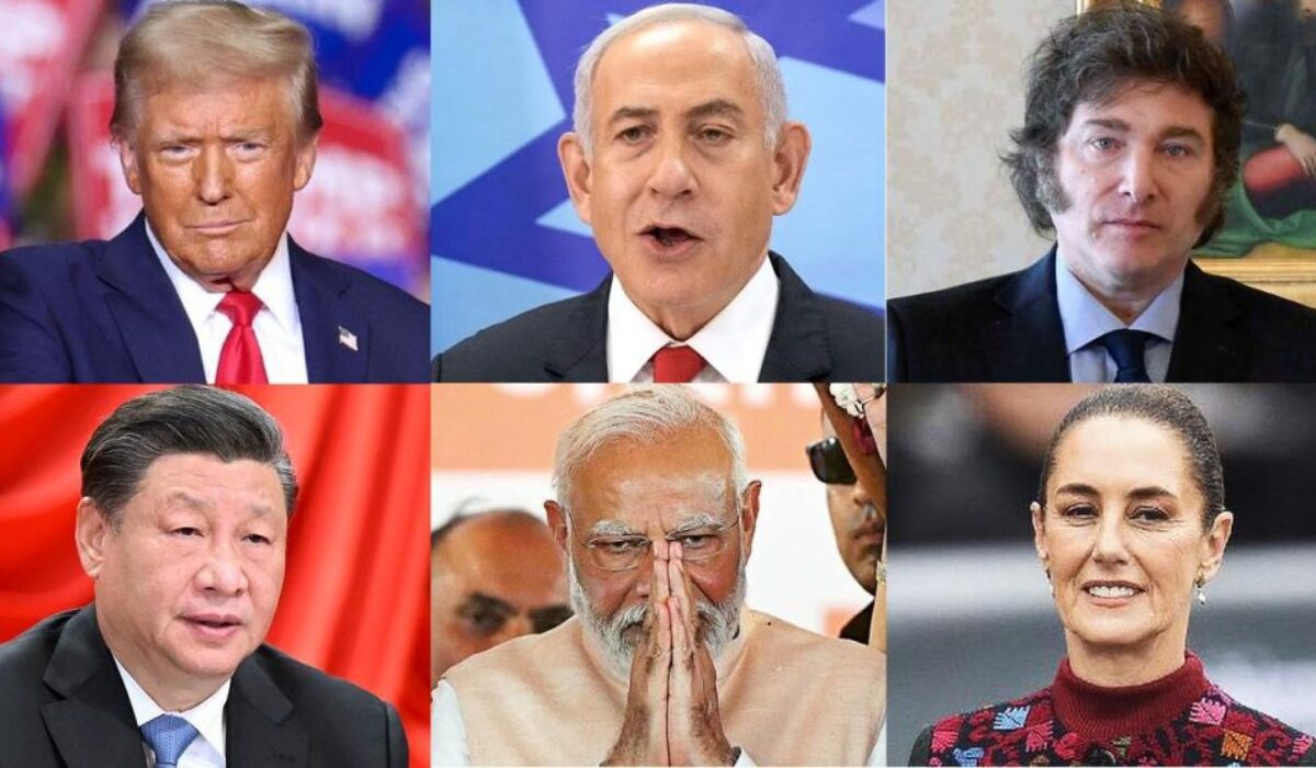 donald-trump-benjamin-netanyahu-javier-milei-xi-jinping-narendra-modi-claudia-sheinbaum-1932521